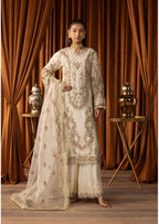 SANGEET | 3 piece heavy Embroidered soft organza Suit