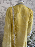 MARIA B LUXE LAWN 4A original- 3 piece stitched suit