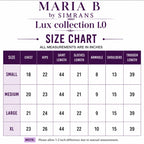 MARIA B by SIMRANS…LUX COLLECTION 1.0
