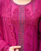 MARIA.B inspired | 3 piece fully Embroidered Lawn stitched Suit