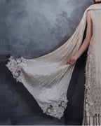 MOONSTONE | 3 piece Luxury Embroidered Pakistani Suit with Crushed Sharara & Duppatta