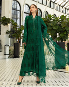 D4 MARIA.B inspired | 3 piece Embroidered stitched suit