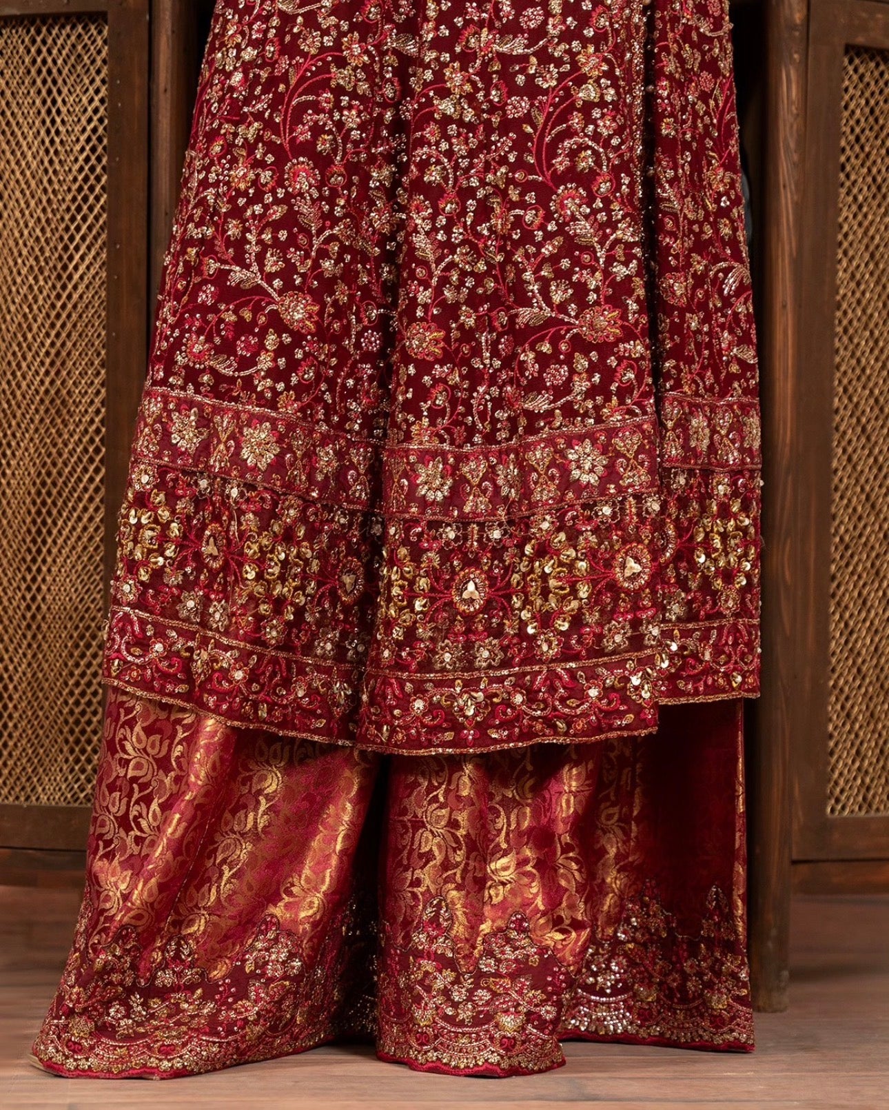 RUBY- 3 pieces heavy Embroidered chiffon Suit