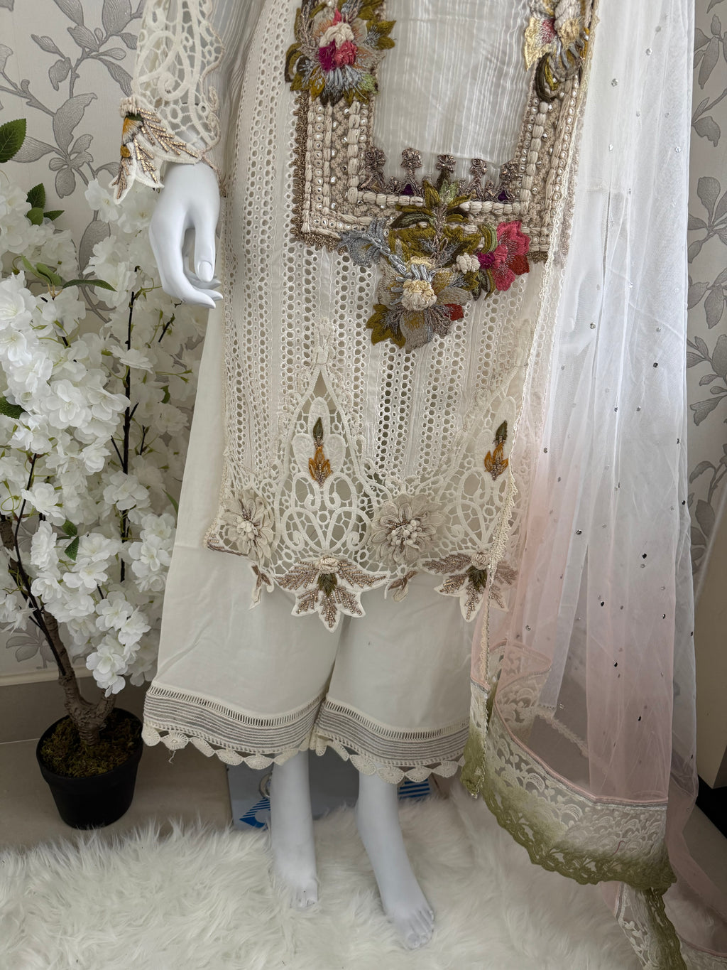 UJALA | 3 piece Embroidered Pakistani Suit