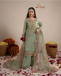 CHAAND RAAT | 3 piece Embroidered Raw Silk Suit