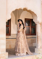 GUL-NOOR 3-Piece Pakistani Embroidered Maxi Dress – Luxury Wedding Wear