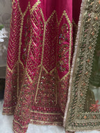 GUL BADAN | 3 piece Embroidered Pakistani bridal Lehenga choli collection