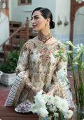 AROMMA | 3 piece Luxury Embroidered wedding anarkali Maxi dress comes with Potli bag