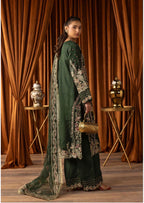 SANGEET | 3 piece heavy Embroidered soft organza Suit