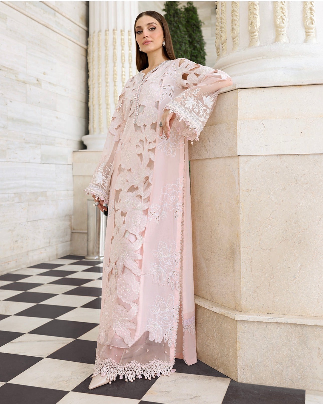 D2 MARIA.B inspired | 3 piece Embroidered Luxury stitched suit