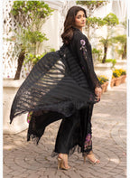 3 piece Luxury Embroidered silk Suit