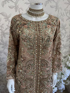 PEARLS | Luxury Hand Embellished Pakistani 3 piece Suit