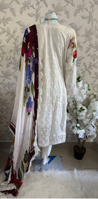 Maria B Luxury Lawn 10A original- 3 piece stitched suit