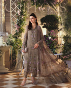 MARIA.B inspired | 3 piece Luxury Embroidered chiffon ready to wear stitched suit