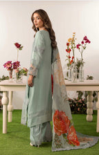 ELYSIA | 3 piece Embroidered Chiffon Suit