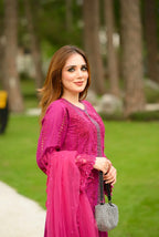 MARIA.B inspired | 3 piece fully Embroidered Lawn stitched Suit