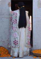 SARAPAH | 3 piece Pakistani Silk Luxury Embroidered Silk Maxi- wedding dress