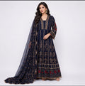 NOOR-E-LAILA | 3 piece Embroidered Net Maxi Dress