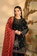 ZARMINA | 3 piece heavy Embroidered sequins work party wear stitched suit