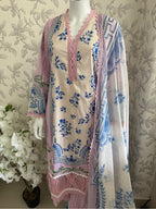 9B-M BASICS by MARIA.B ORIGINAL | 3 piece stitched Lawn suit