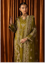 SANGEET | 3 piece heavy Embroidered soft organza Suit