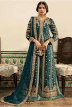 NAZLEEN | 3 piece embroidered Chiffon wedding Suit