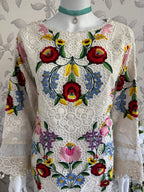 Maria B Luxury Lawn 10A original- 3 piece stitched suit