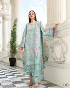 D15 MARIA.B inspired | 3 piece Embroidered Luxury Lawn suit