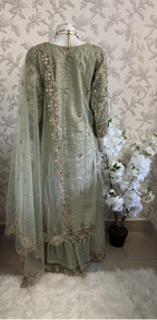 PEARLS | Luxury Hand Embellished Pakistani 3 piece sharara Suit