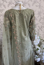 PEARLS | Luxury Hand Embellished Pakistani 3 piece sharara Suit