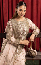 ASHIANA | 4 piece heavy embroidered chiffon wedding suit