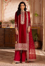 ROSE | 3 pieces Embroidered Velvet Collection