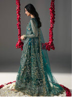 HIBA | 3 piece Luxury Embroidered Maxi wedding Dress