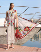 Maria B Luxury Lawn 10A original- 3 piece stitched suit