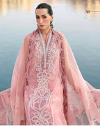 MARIA B LUXE LAWN 4B original- 3 piece stitched suit