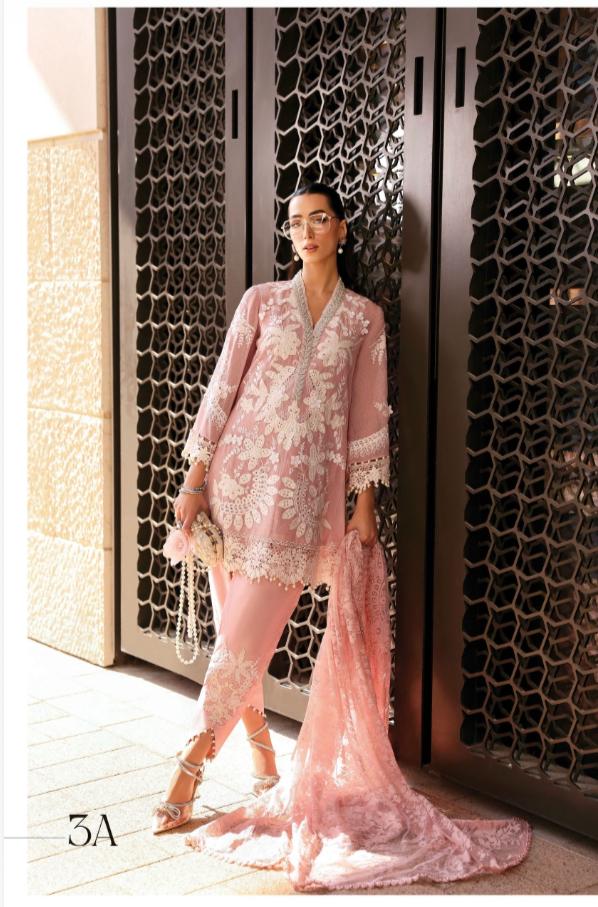 MARIA B LUXE LAWN 3A original- 3 piece stitched suit