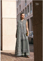 MARIA B LUXE LAWN 3B original- 3 piece stitched suit