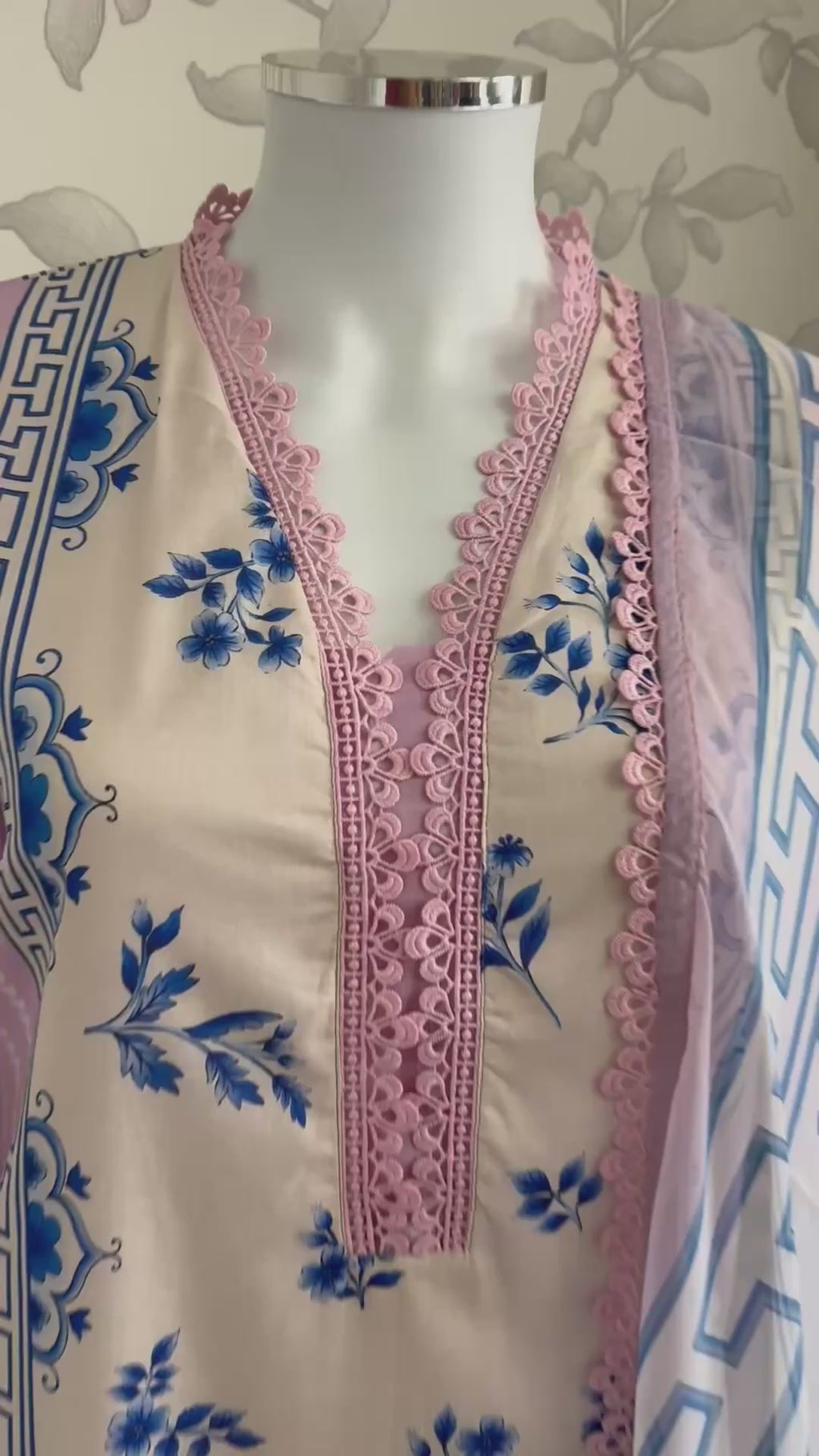 9B-M BASICS by MARIA.B ORIGINAL | 3 piece stitched Lawn suit