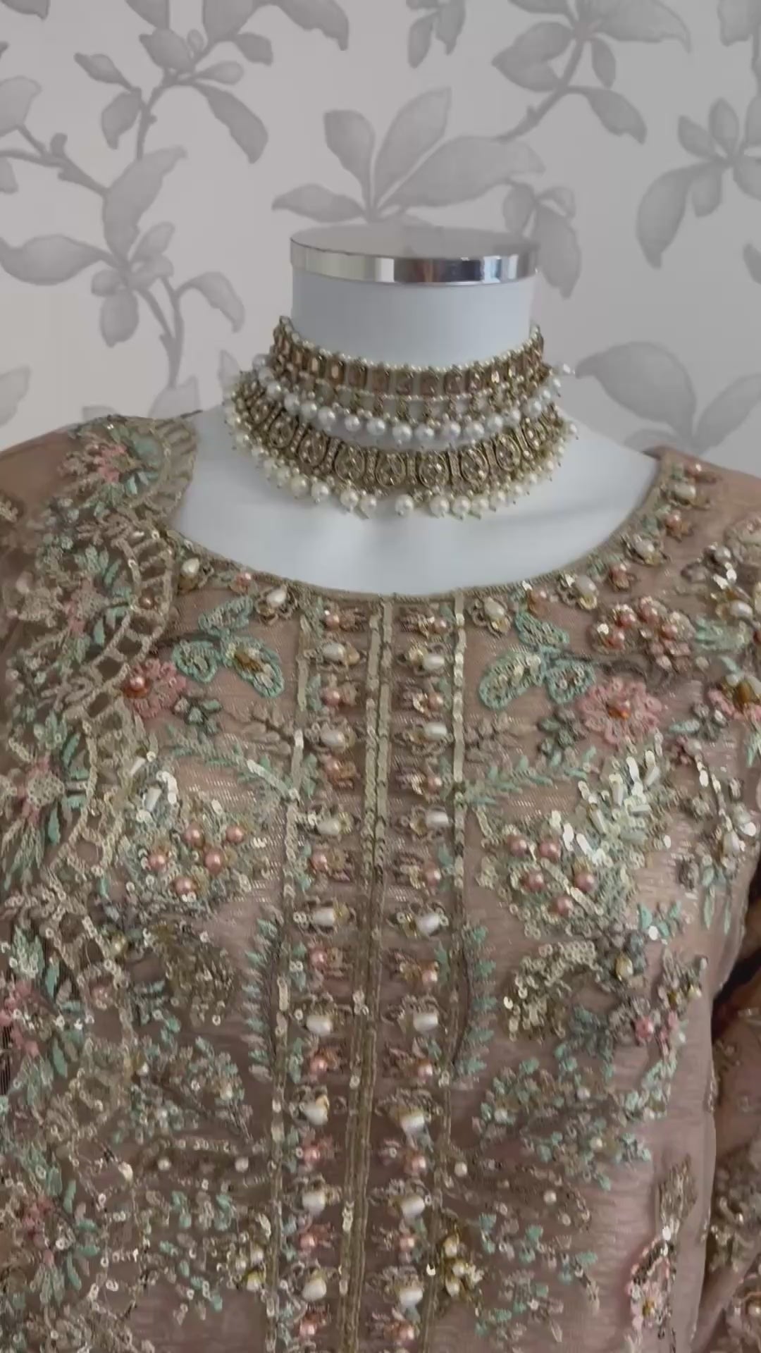 PEARLS | Luxury Hand Embellished Pakistani 3 piece Suit