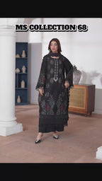 MARIA B LUXE LAWN 5B original- 3 piece stitched suit
