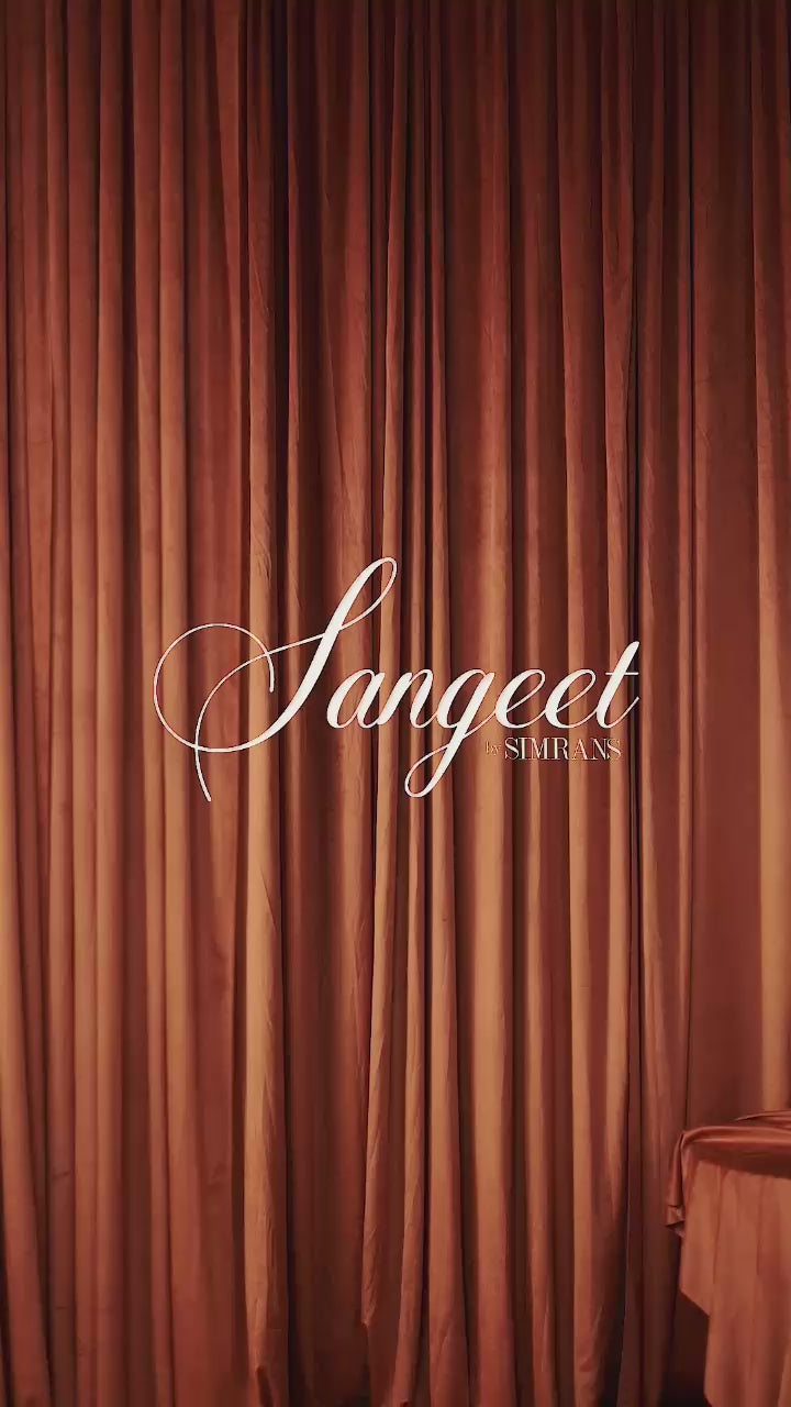SANGEET | 3 piece heavy Embroidered soft organza Suit