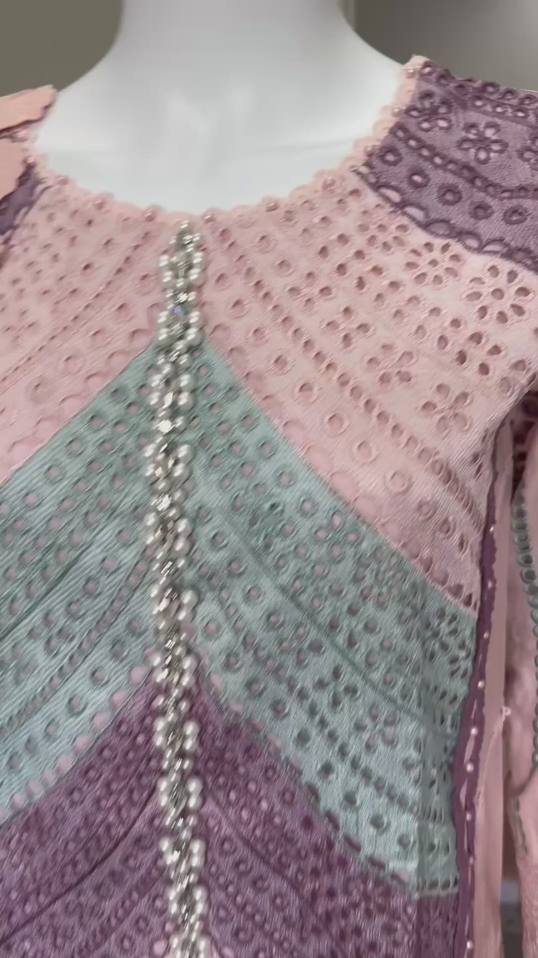 Pastel Bloom | 3 piece Luxury chikankari Lawn Suit