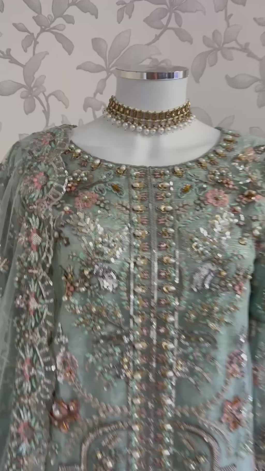 PEARLS | Luxury Hand-Embellished Pakistani 3 pcs Suit